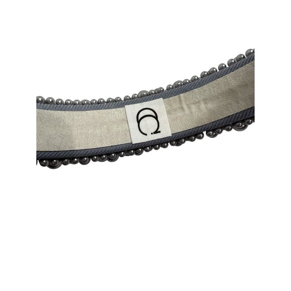 OLA. Beaded Headband in Silver - Picture 3 of 3